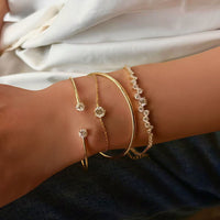 Twilight Duo – Open Diamond Bracelet