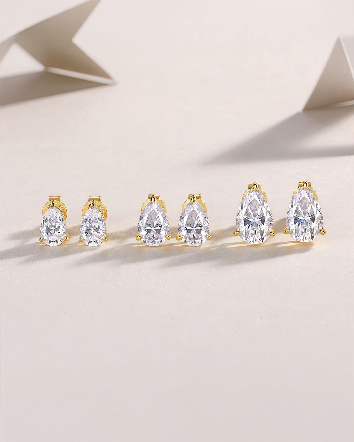 Tear Galaxy - 2ct Stud Earrings