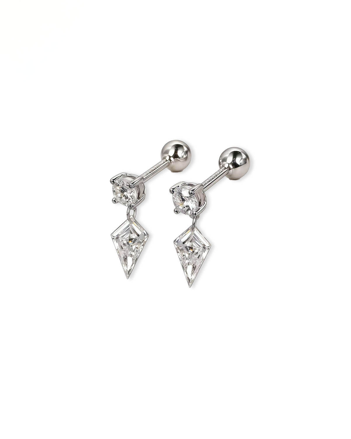 Astra Drift – Shield Drop Earrings