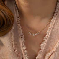 Lumi Drop – Pear Beaded Necklace