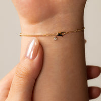 Lumi Bezel Diamond Bracelet