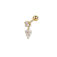Astra Drift – Shield Drop Earrings