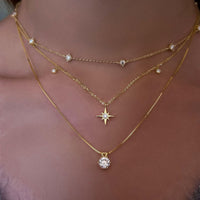 Eternal Glow - Lab Diamond Station Necklace