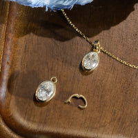 Olea Shine – Bezel Lab Diamond Necklace Pendant