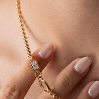 Lina Glow – Half Carat Beaded Necklace