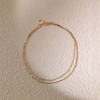 Astra Beam – Triple Diamond Layered Bracelet