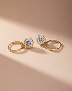 Debbie Multi-Cut Diamond Hoop Earrings