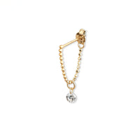Elio Chain – Beaded Chain Single Earring