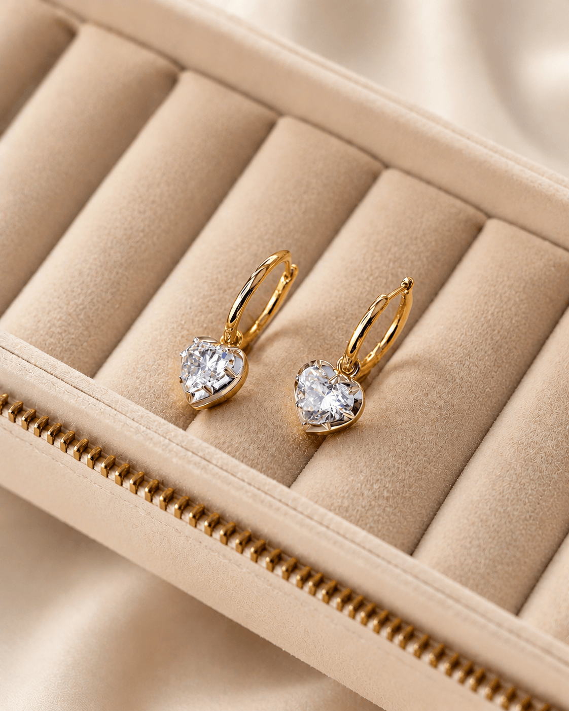 Debbie Multi-Cut Diamond Hoop Earrings