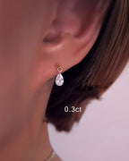 Mira Shapes – Drilled Lab Diamond Stud Earrings