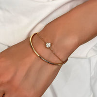 Eternal Bond – Double Layer Diamond Bracelet