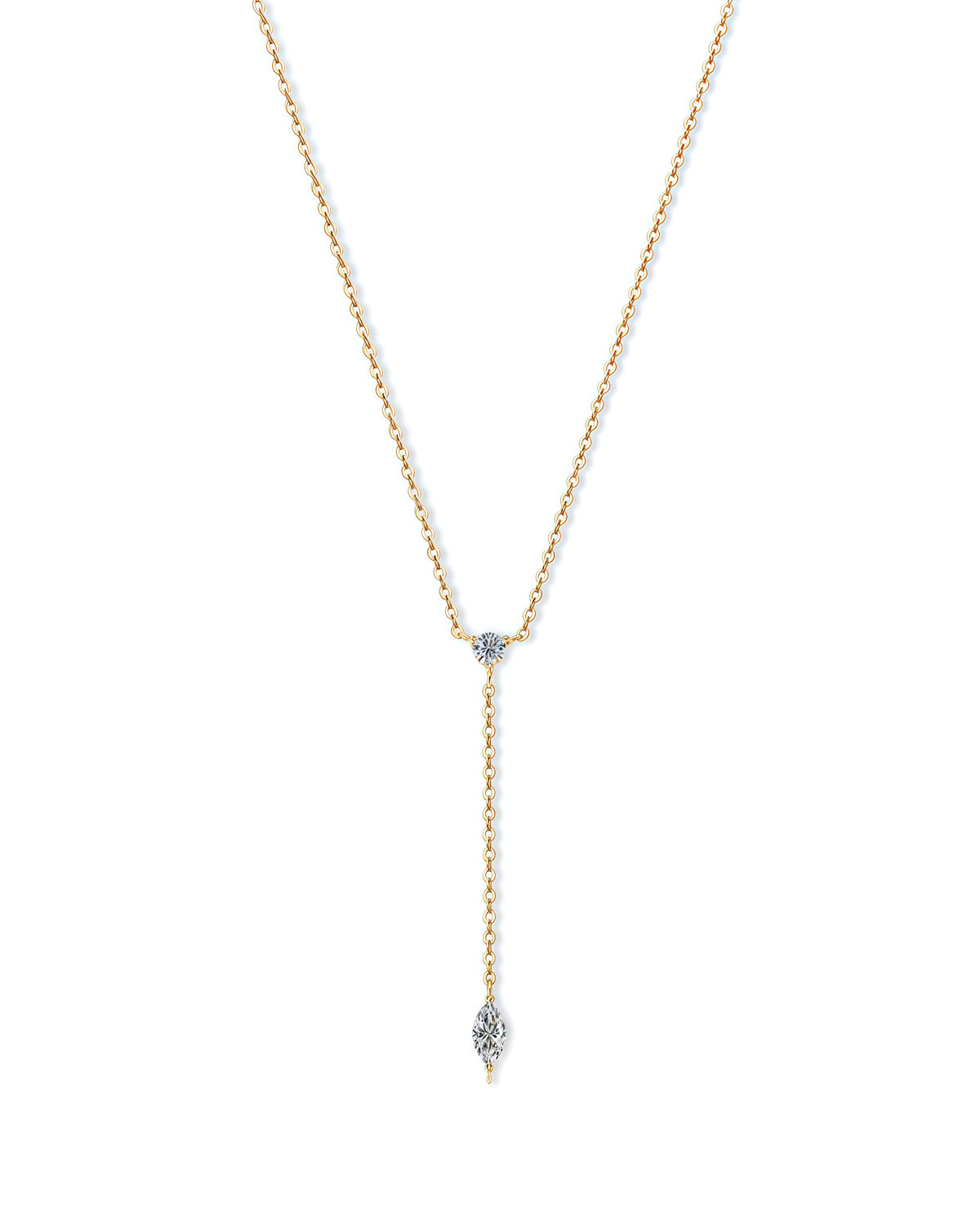 Cascade Line – Vertical Drop Necklace