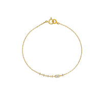 Gleam Line – Emerald Cut Diamond Bracelet