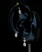 Mira Shapes – Drilled Lab Diamond Stud Earrings
