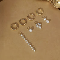 Aurora Mix – Interchangeable Diamond Earrings Drops