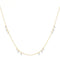 Halo Drift – Twelve Diamond Drilled Necklace