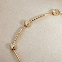Sol Link – Bezel Diamond Bracelet