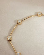 Sol Link – Bezel Diamond Bracelet