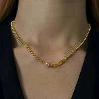 Lina Glow – Half Carat Beaded Necklace