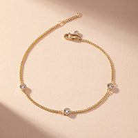 Lumi Bezel Diamond Bracelet