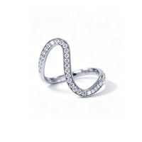 Serra Flow – Diamond Fine Waves Ring