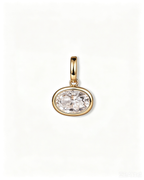 Olea Shine – Bezel Lab Diamond Necklace Pendant