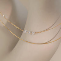 Astra Beam – Triple Diamond Layered Bracelet