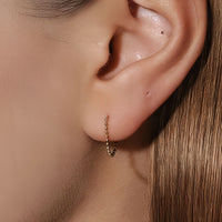 Elio Chain – Beaded Chain Single Earring