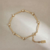 Sol Link – Bezel Diamond Bracelet