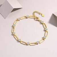 Celeste Link – Openwork Diamond Bracelet