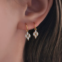Aurelia Drop – Marquise Diamond Dangle Earrings