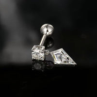 Astra Drift – Shield Drop Earrings