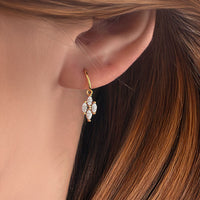 Aurelia Drop – Marquise Diamond Dangle Earrings