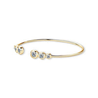 Luxe Orbit – Cuff Gold Bracelet