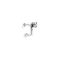 Marwen L-Shape Diamond Stud Earrings