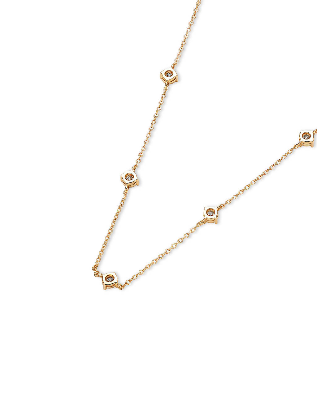Eternal Glow - Lab Diamond Station Necklace