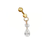 Mira Shapes – Drilled Lab Diamond Stud Earrings