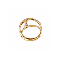 Marlow Twin Pear Diamond Ring