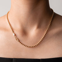 Lina Glow – Half Carat Beaded Necklace