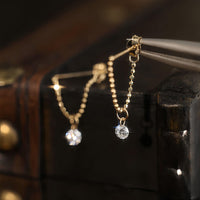 Elio Chain – Beaded Chain Single Earring