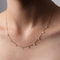 Elysia Diamond Station Necklace