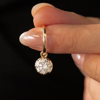 Debbie Multi-Cut Diamond Hoop Earrings