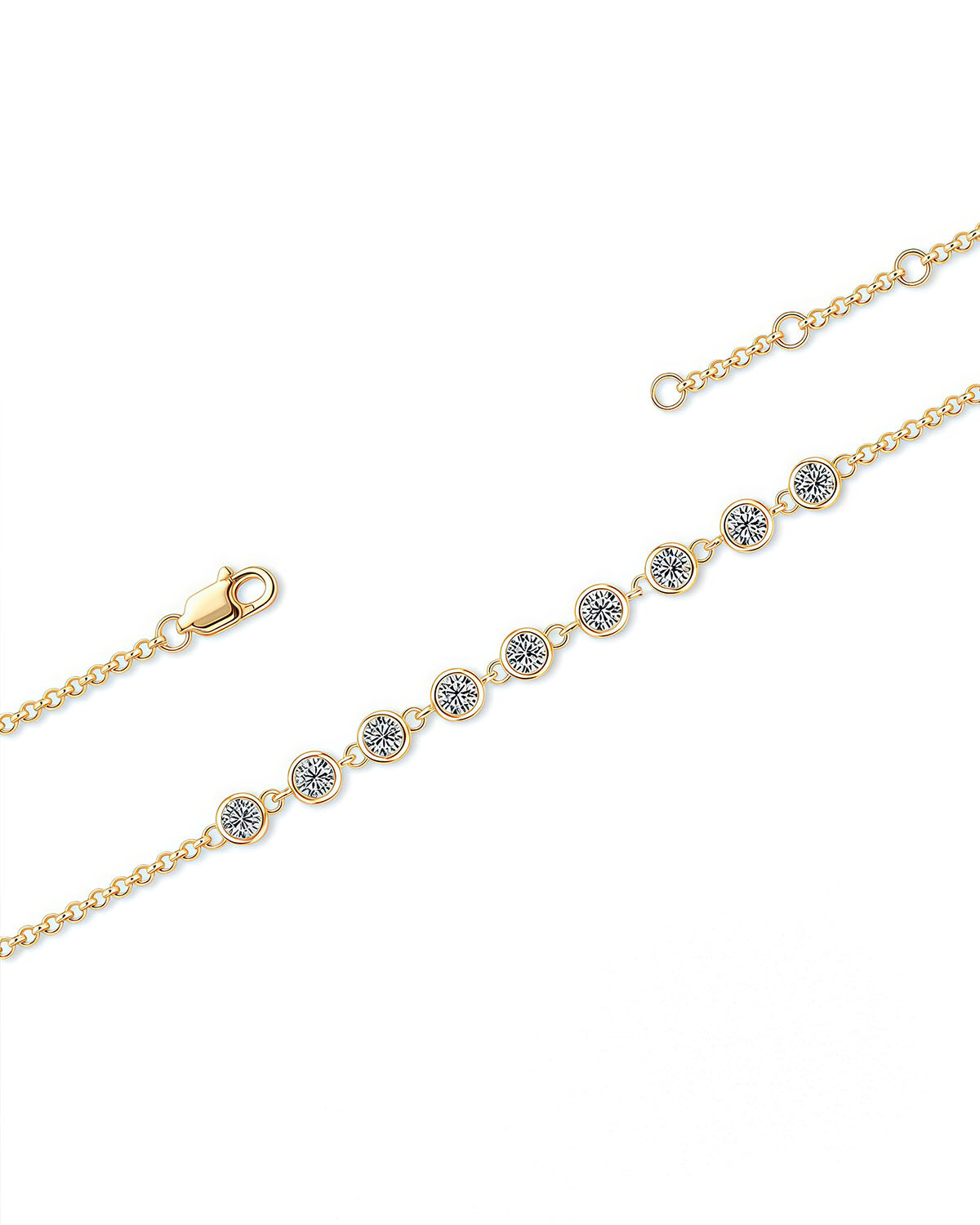 Aurora Line – Single Row Diamond Bracelet