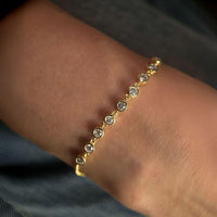 Aurora Line – Single Row Diamond Bracelet