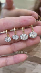 Debbie Multi-Cut Diamond Hoop Earrings